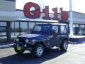 2005 Patriot Blue Pearl Jeep Wrangler X 4x4  photo #1