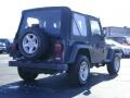 2005 Patriot Blue Pearl Jeep Wrangler X 4x4  photo #7