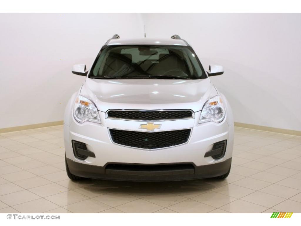 2010 Equinox LT AWD - Silver Ice Metallic / Jet Black photo #2