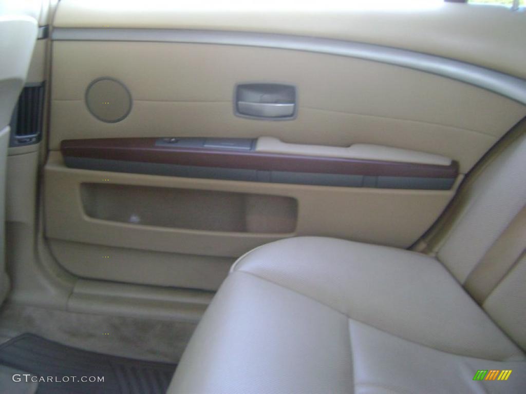 2005 7 Series 745Li Sedan - Jet Black / Dark Beige/Beige III photo #23