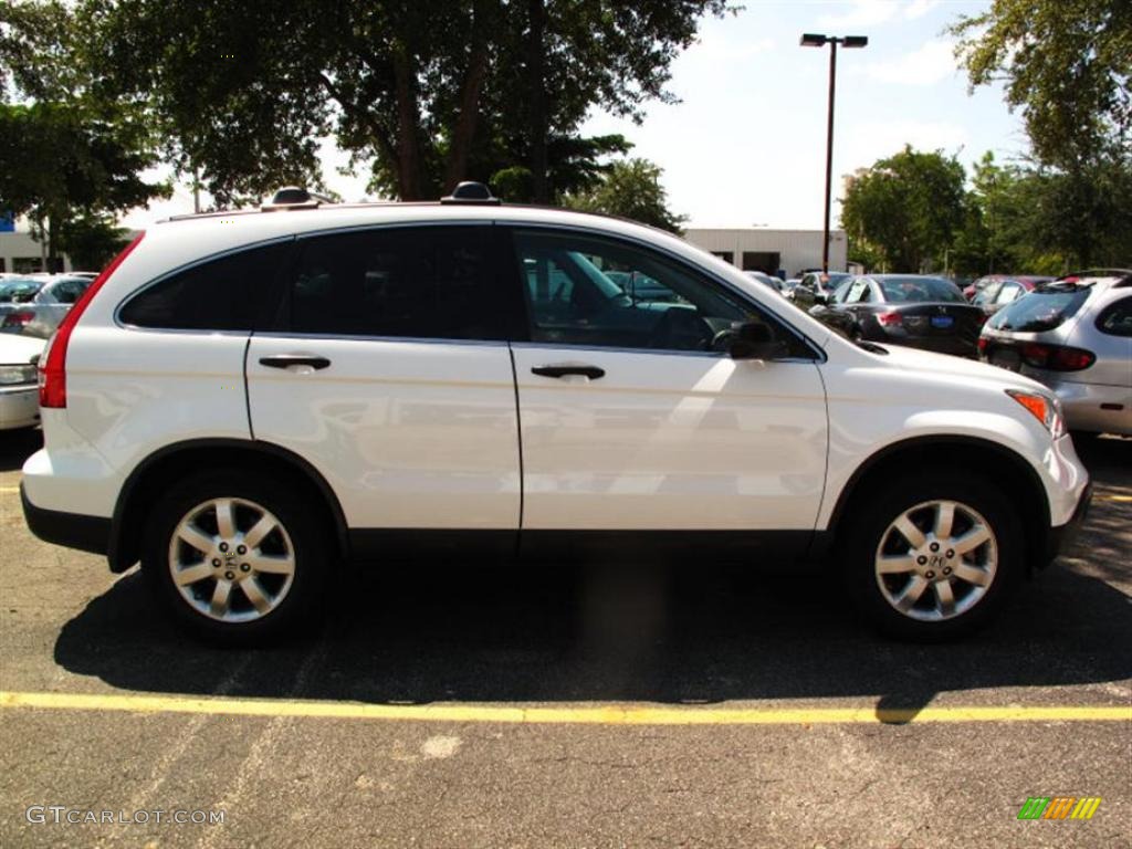 2007 CR-V EX - Taffeta White / Ivory photo #2