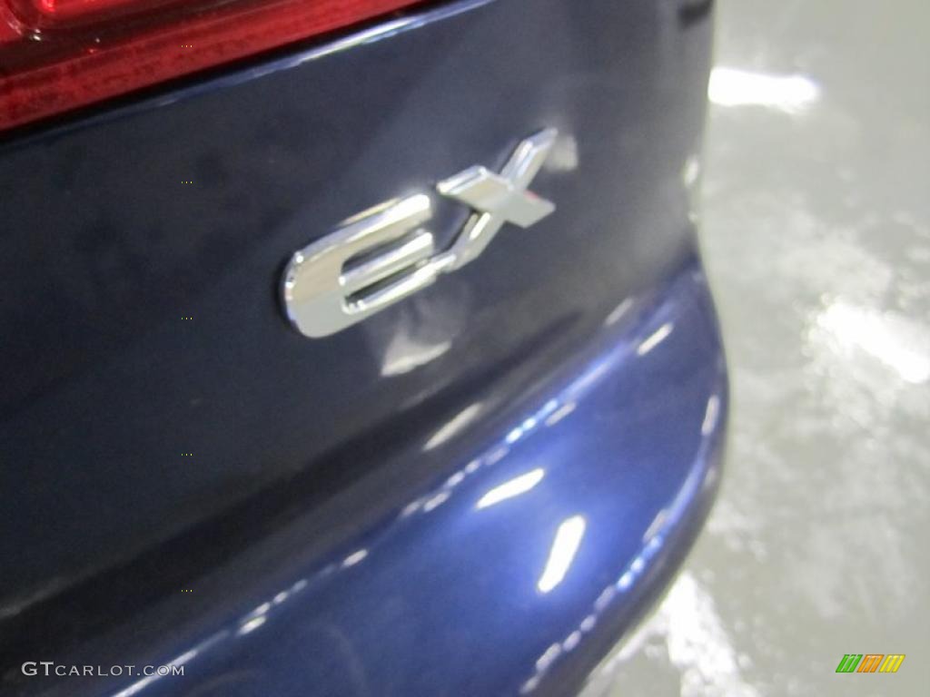 2004 Civic EX Sedan - Eternal Blue Pearl / Gray photo #5