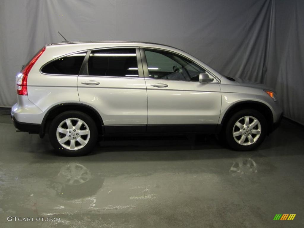 2009 CR-V EX-L 4WD - Alabaster Silver Metallic / Gray photo #4