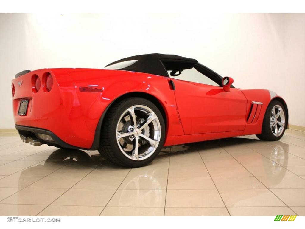 2010 Corvette Grand Sport Convertible - Torch Red / Titanium Gray photo #8