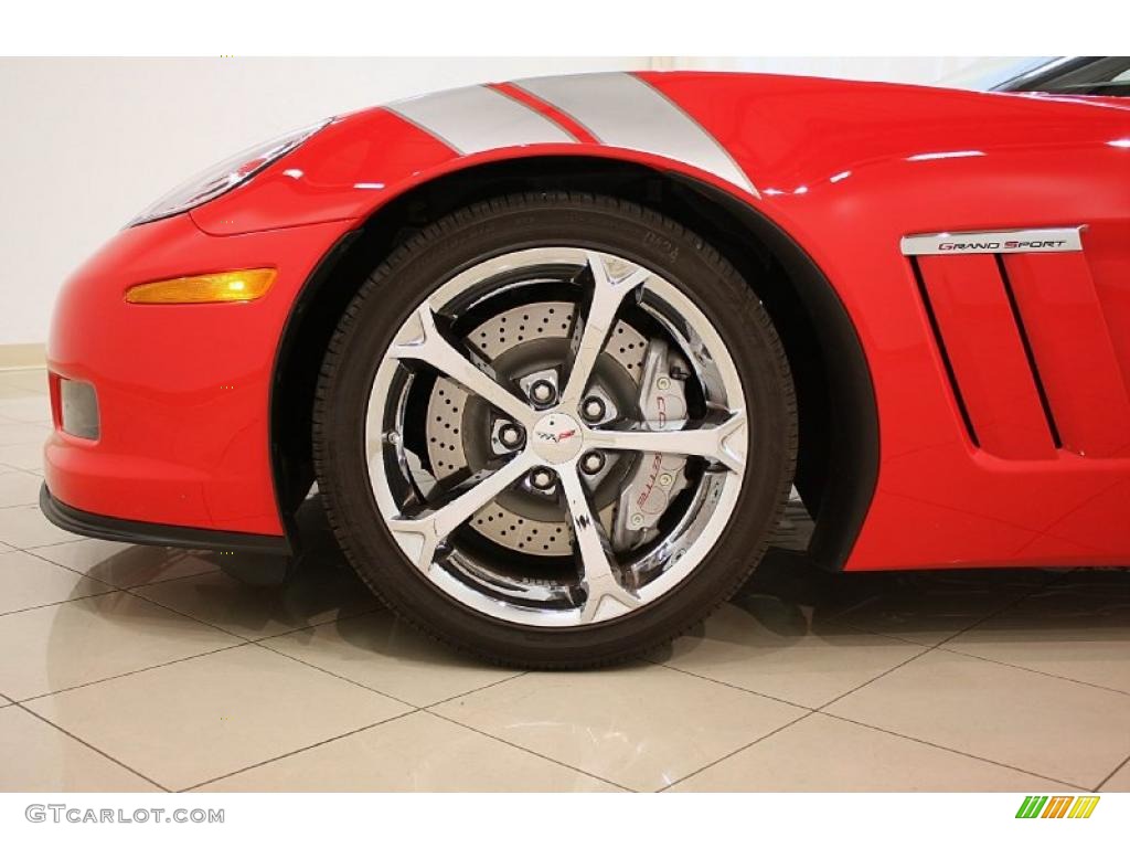 2010 Corvette Grand Sport Convertible - Torch Red / Titanium Gray photo #31
