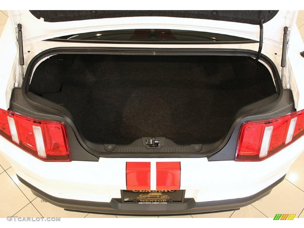 2011 Mustang Shelby GT500 SVT Performance Package Coupe - Performance White / Charcoal Black/Red photo #26