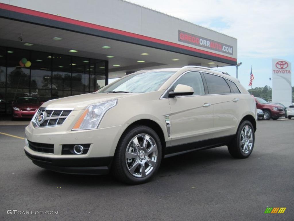 2011 SRX 4 V6 AWD - Gold Mist Metallic / Shale/Brownstone photo #1