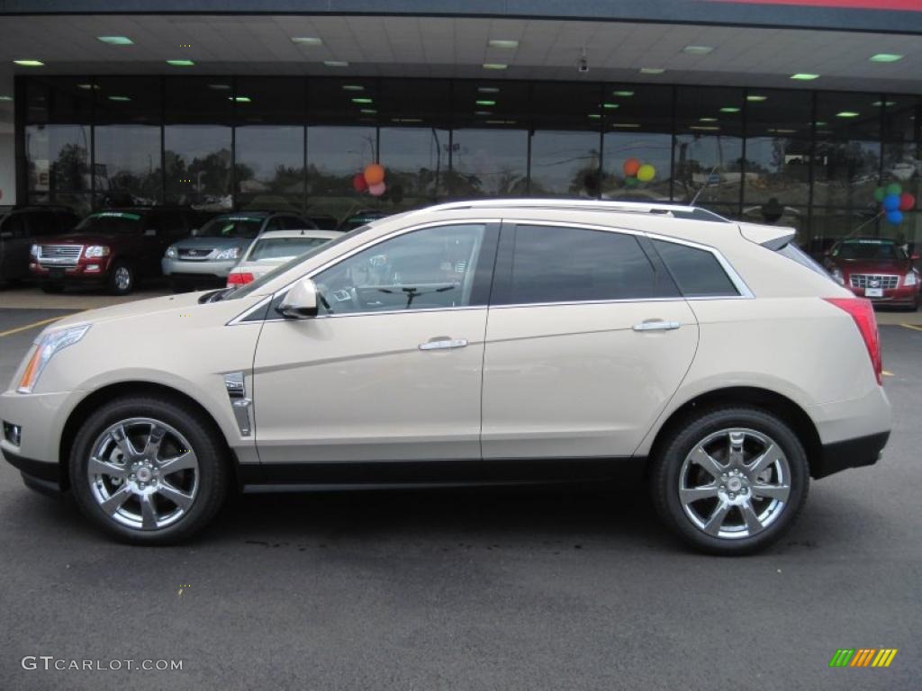 2011 SRX 4 V6 AWD - Gold Mist Metallic / Shale/Brownstone photo #2