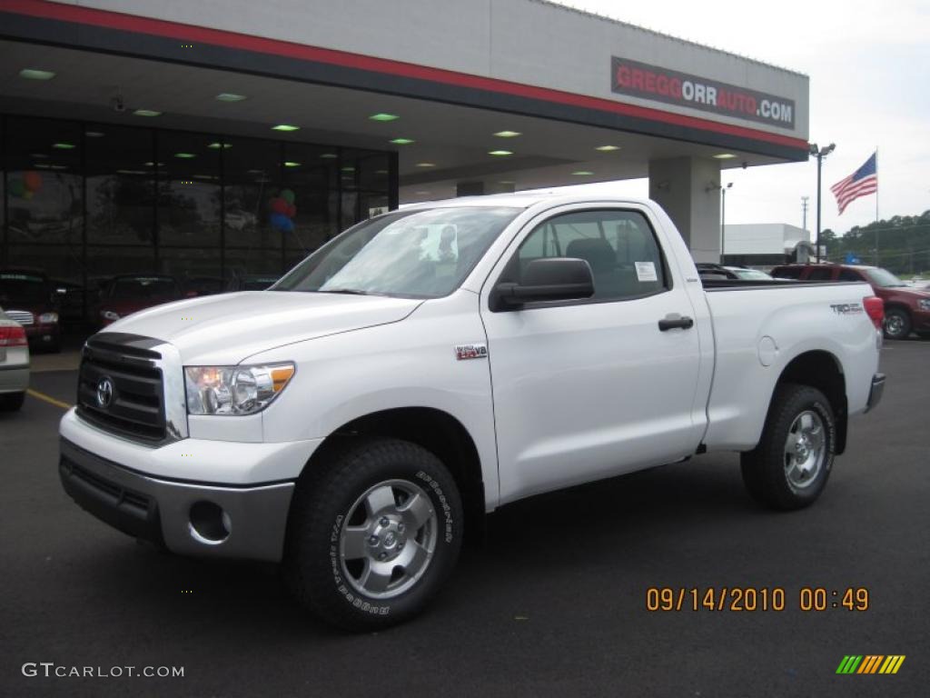 Super White Toyota Tundra