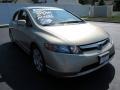2007 Borrego Beige Metallic Honda Civic LX Sedan  photo #5