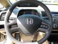 2007 Borrego Beige Metallic Honda Civic LX Sedan  photo #17