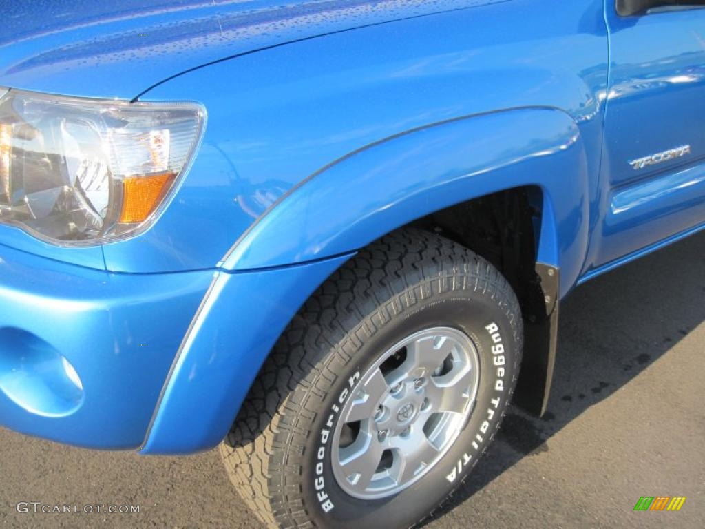 2011 Tacoma V6 TRD Double Cab 4x4 - Speedway Blue / Graphite Gray photo #9