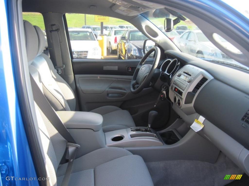 2011 Tacoma V6 TRD Double Cab 4x4 - Speedway Blue / Graphite Gray photo #16