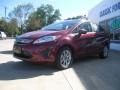 2011 Bright Magenta Metallic Ford Fiesta SE Sedan  photo #1