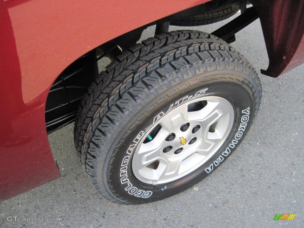 2008 Silverado 1500 LT Extended Cab - Deep Ruby Metallic / Dark Titanium photo #10