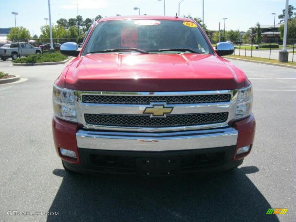 2007 Silverado 1500 LT Z71 Crew Cab 4x4 - Victory Red / Ebony Black photo #25