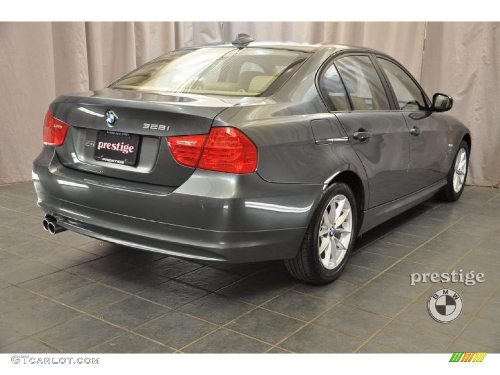 2010 3 Series 328i xDrive Sedan - Tasman Green Metallic / Beige photo #2