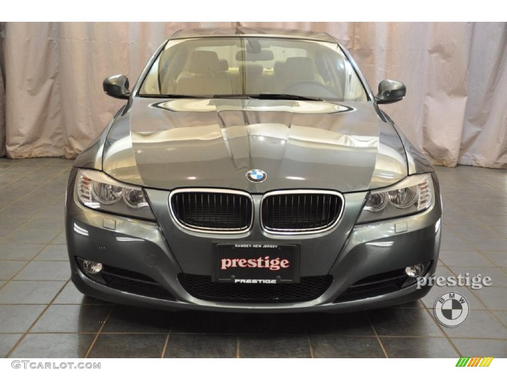 2010 3 Series 328i xDrive Sedan - Tasman Green Metallic / Beige photo #6