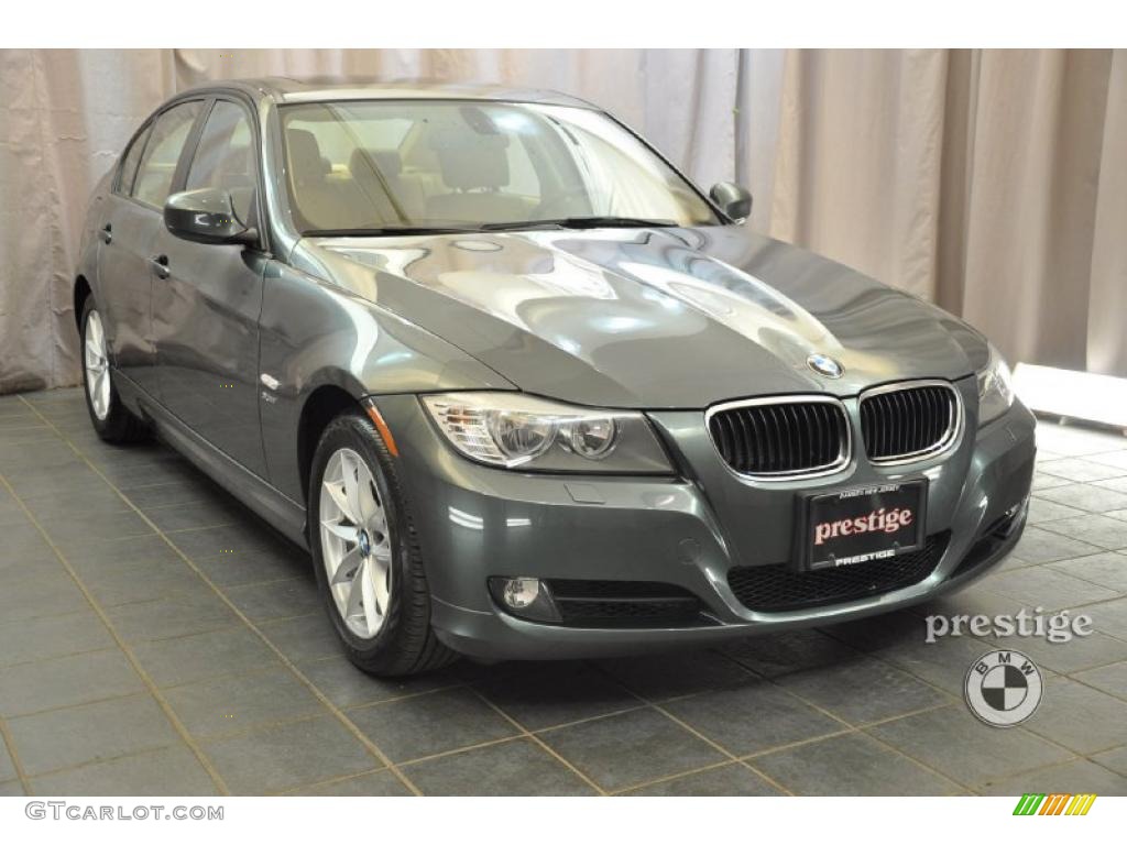 2010 3 Series 328i xDrive Sedan - Tasman Green Metallic / Beige photo #7