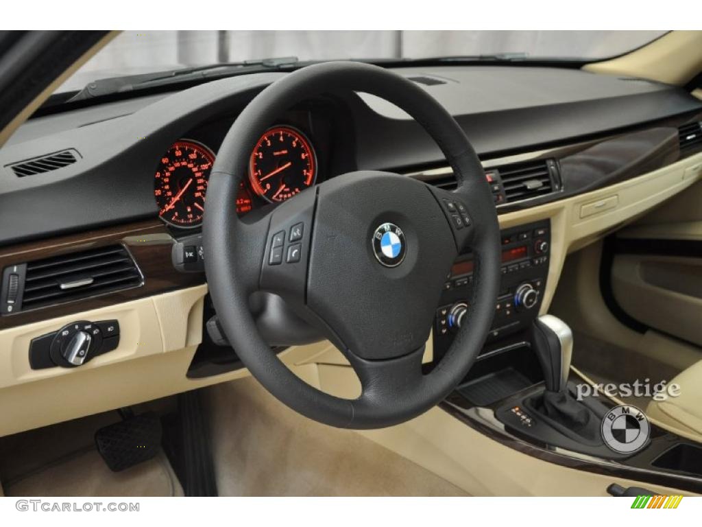 2010 3 Series 328i xDrive Sedan - Tasman Green Metallic / Beige photo #14