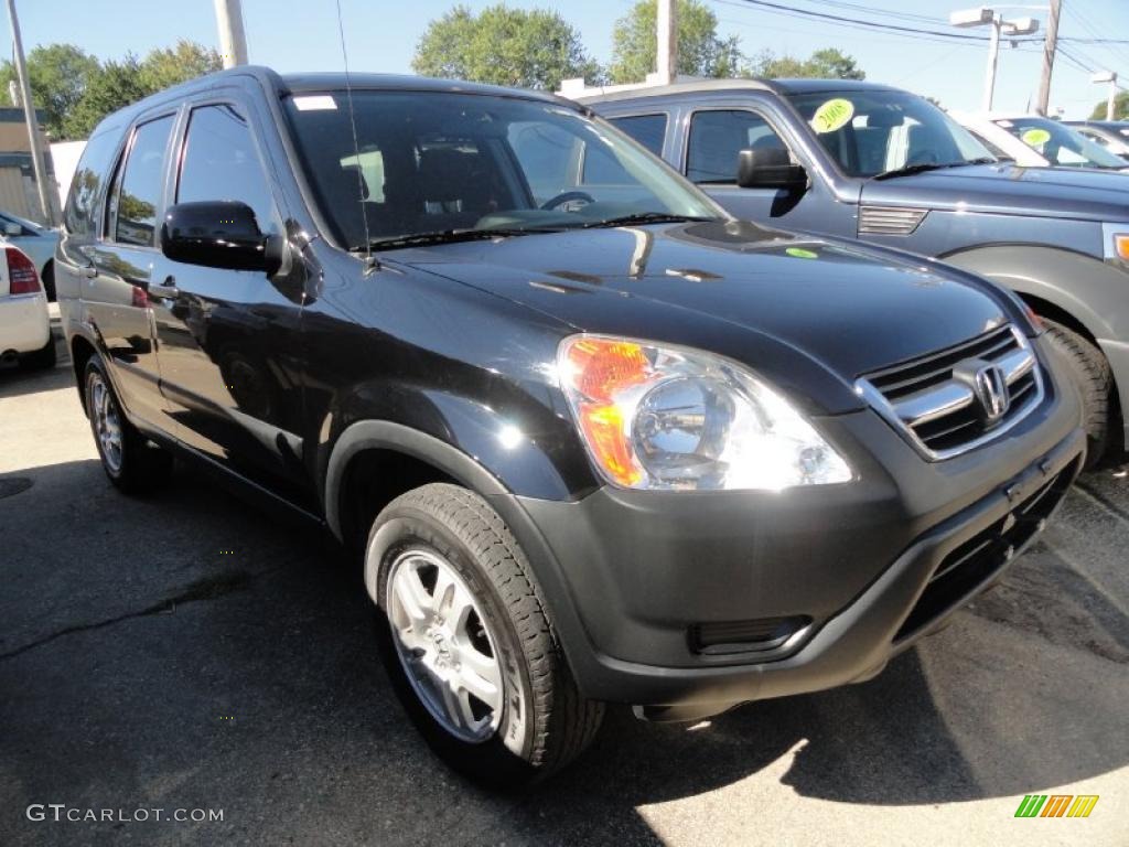 2004 CR-V EX - Nighthawk Black Pearl / Black photo #6
