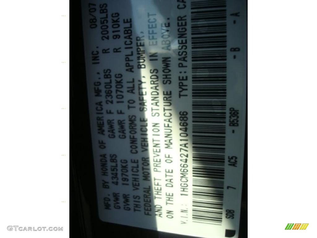 2007 Accord SE V6 Sedan - Royal Blue Pearl / Gray photo #17