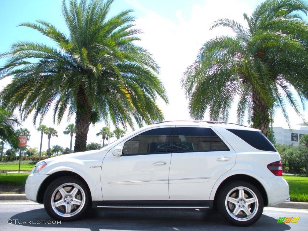 2008 ML 63 AMG 4Matic - Arctic White / Black photo #1