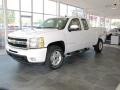 2011 Summit White Chevrolet Silverado 1500 LTZ Extended Cab 4x4  photo #10
