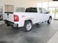 2011 Summit White Chevrolet Silverado 1500 LTZ Extended Cab 4x4  photo #11