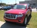 2011 Inferno Red Crystal Pearl Jeep Grand Cherokee Laredo X Package 4x4  photo #6