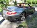 2008 Meteor Grey Metallic Porsche 911 Turbo Cabriolet  photo #6