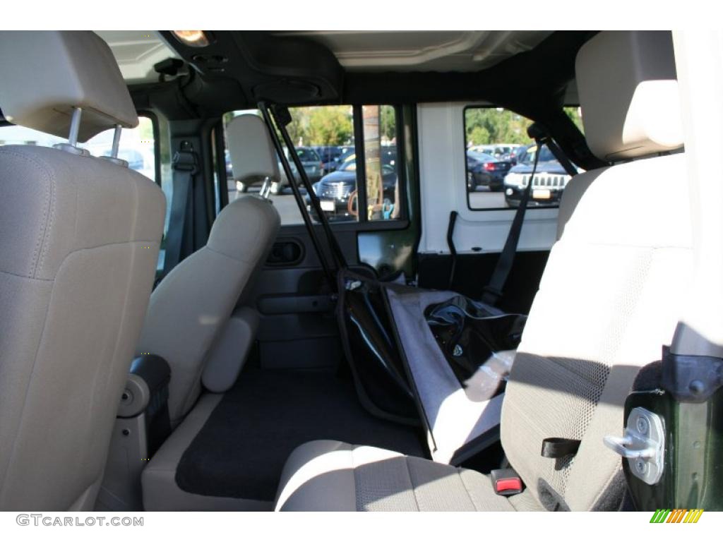 2008 Wrangler Unlimited Sahara 4x4 - Jeep Green Metallic / Dark Slate Gray/Med Slate Gray photo #20
