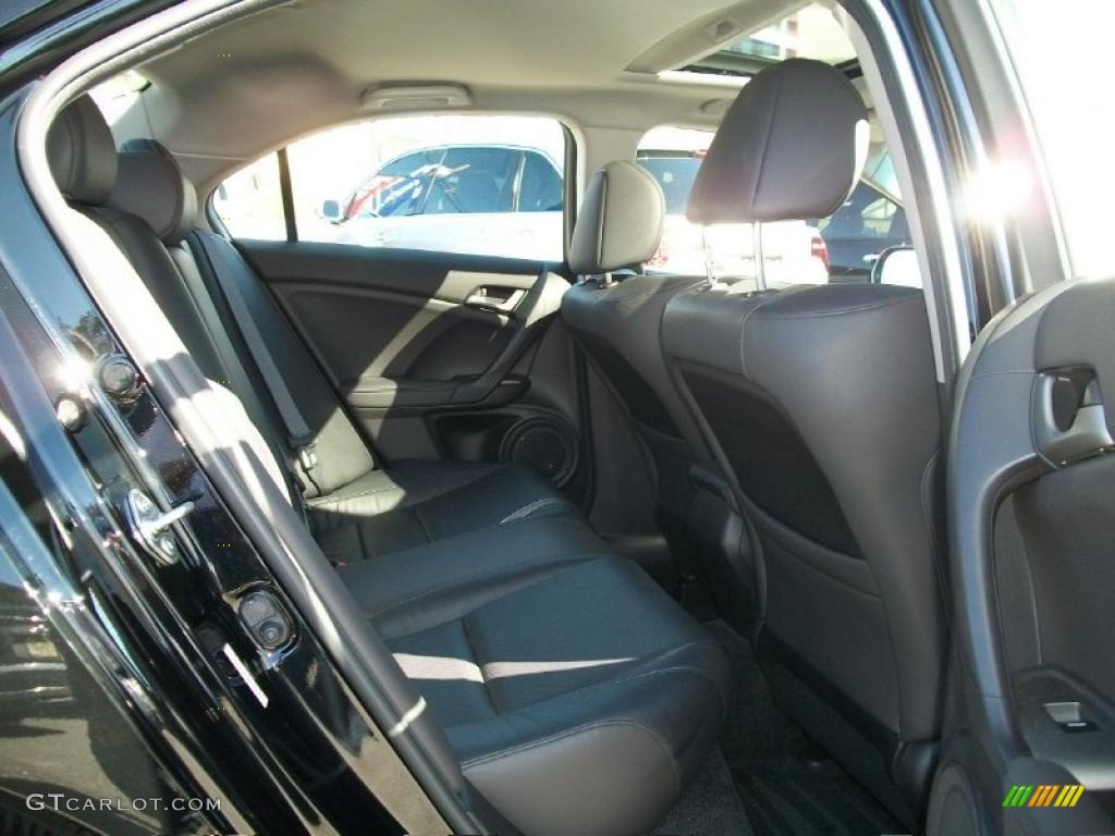 2010 TSX V6 Sedan - Crystal Black Pearl / Ebony photo #24