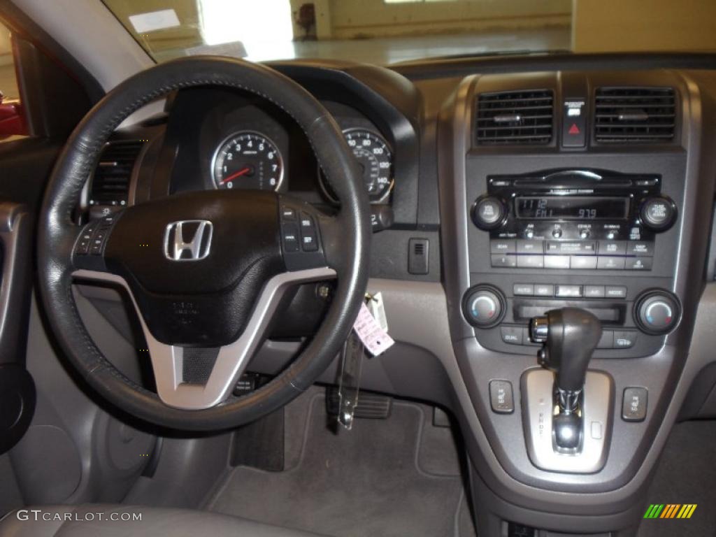 2009 CR-V EX-L - Tango Red Pearl / Gray photo #14