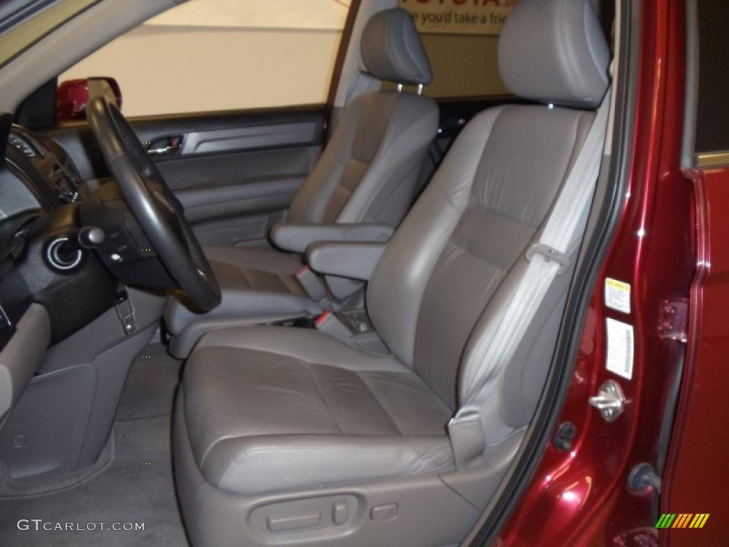 2009 CR-V EX-L - Tango Red Pearl / Gray photo #20