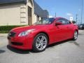 2009 Vibrant Red Infiniti G 37 Journey Coupe  photo #3