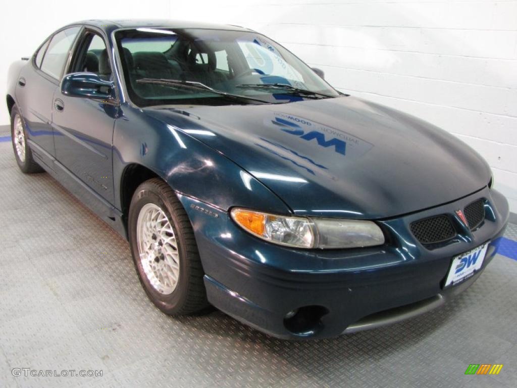 1997 Grand Prix GT Sedan - Dark Teal Metallic / Dark Blue photo #1