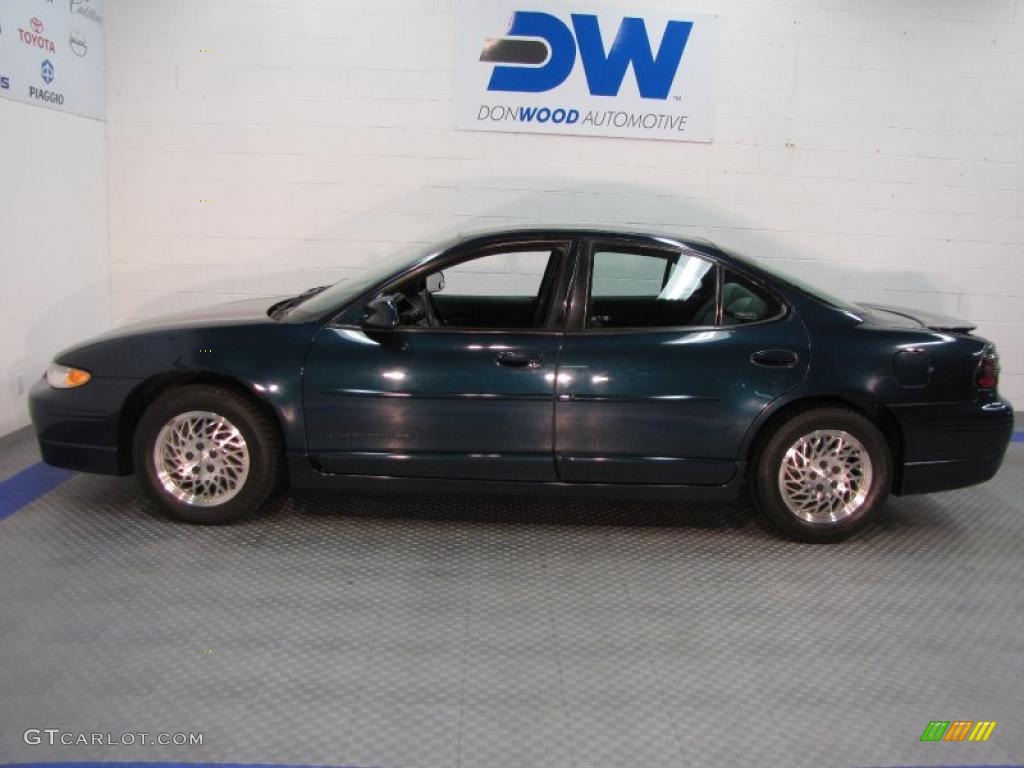 1997 Grand Prix GT Sedan - Dark Teal Metallic / Dark Blue photo #5