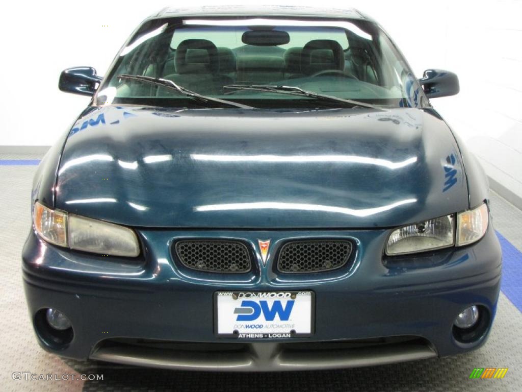 1997 Grand Prix GT Sedan - Dark Teal Metallic / Dark Blue photo #7