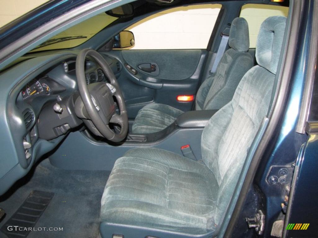 1997 Grand Prix GT Sedan - Dark Teal Metallic / Dark Blue photo #12