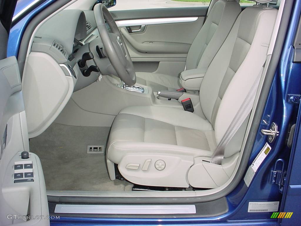 2008 A4 2.0T Special Edition Sedan - Ocean Blue Pearl Effect / Light Gray photo #9