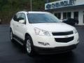 2011 White Chevrolet Traverse LT  photo #2