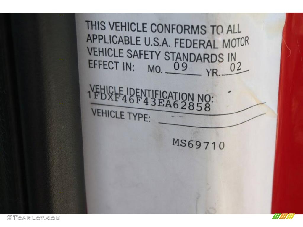 2003 F450 Super Duty XL Regular Cab Chassis Stake Truck - Bright Red / Medium Flint photo #6