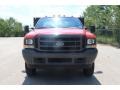 2003 Bright Red Ford F450 Super Duty XL Regular Cab Chassis Stake Truck  photo #8
