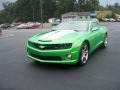 2011 Synergy Green Metallic Chevrolet Camaro SS/RS Coupe  photo #2