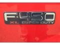 2003 Bright Red Ford F450 Super Duty XL Regular Cab Chassis Stake Truck  photo #18