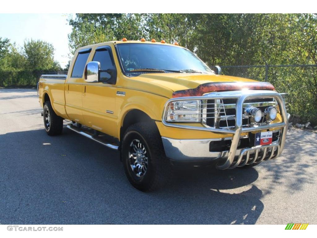 Screaming Yellow Ford F250 Super Duty