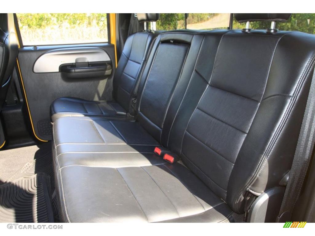 2006 F250 Super Duty Amarillo Special Edition Crew Cab 4x4 - Screaming Yellow / Black photo #6