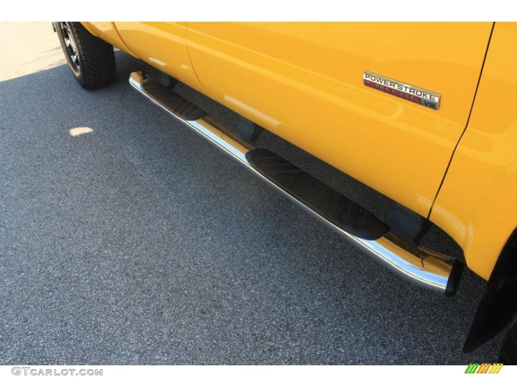2006 F250 Super Duty Amarillo Special Edition Crew Cab 4x4 - Screaming Yellow / Black photo #12