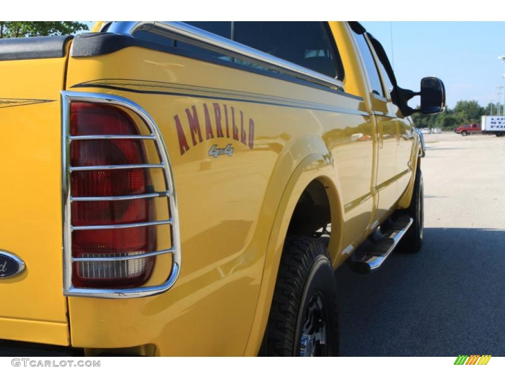 2006 F250 Super Duty Amarillo Special Edition Crew Cab 4x4 - Screaming Yellow / Black photo #15